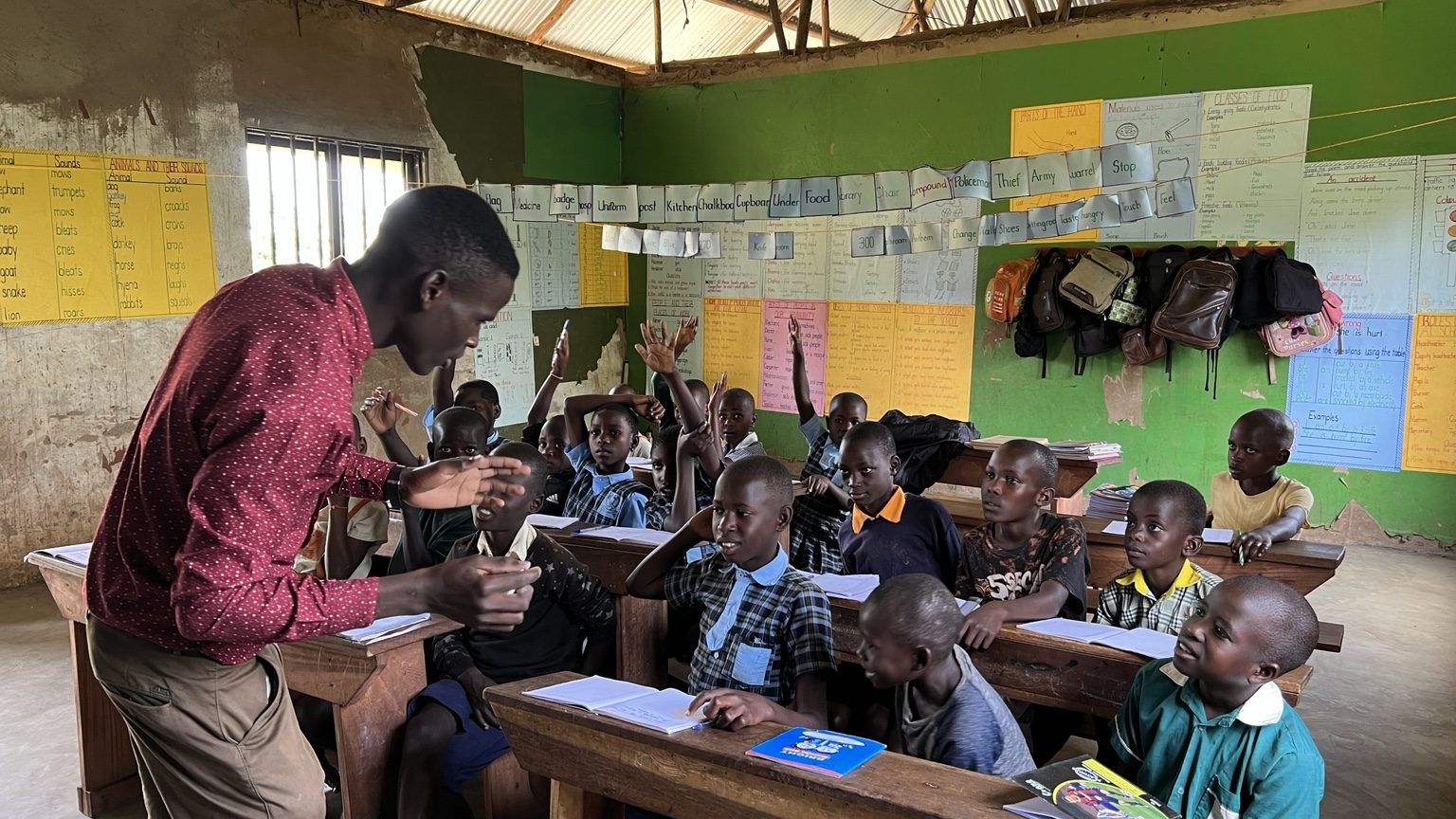 FOLCS children learning in class