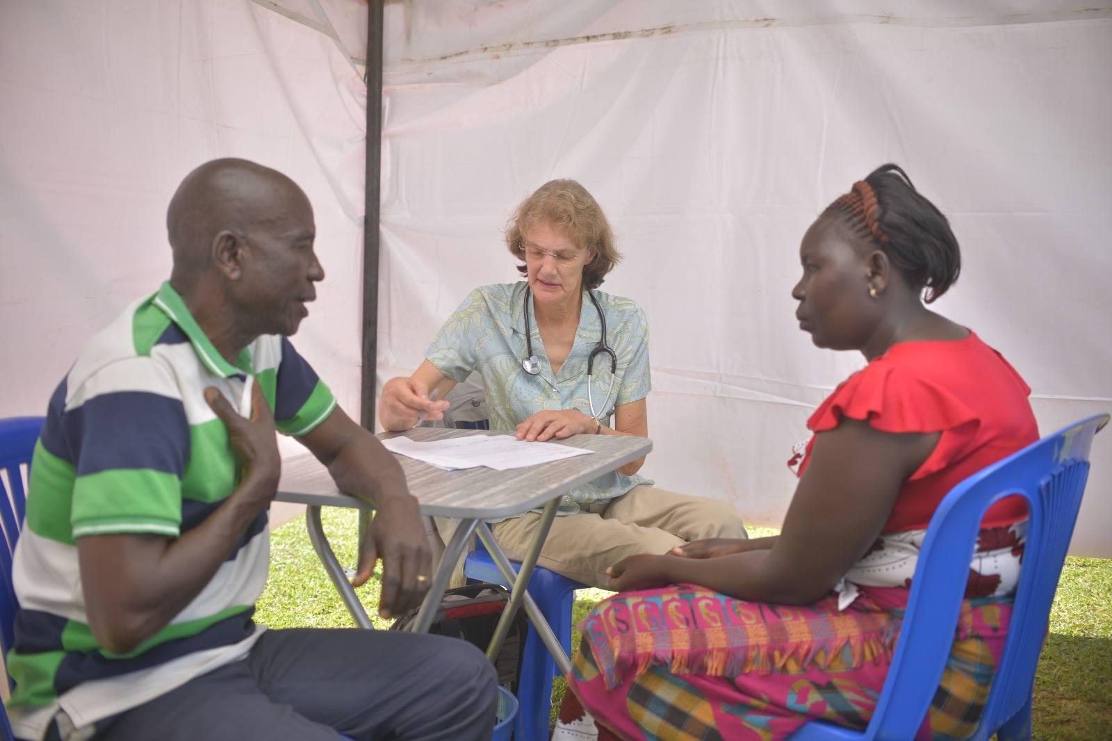 Medical consultation with patients